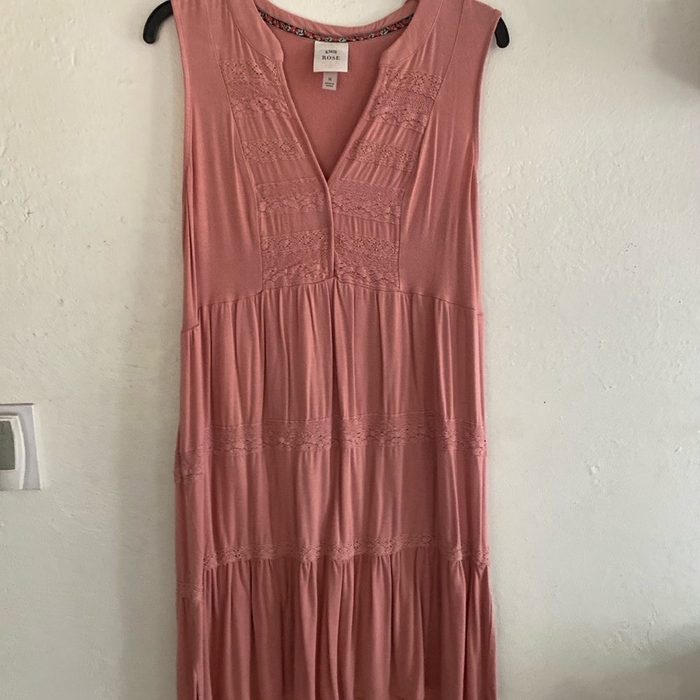 Soft pink summer dress